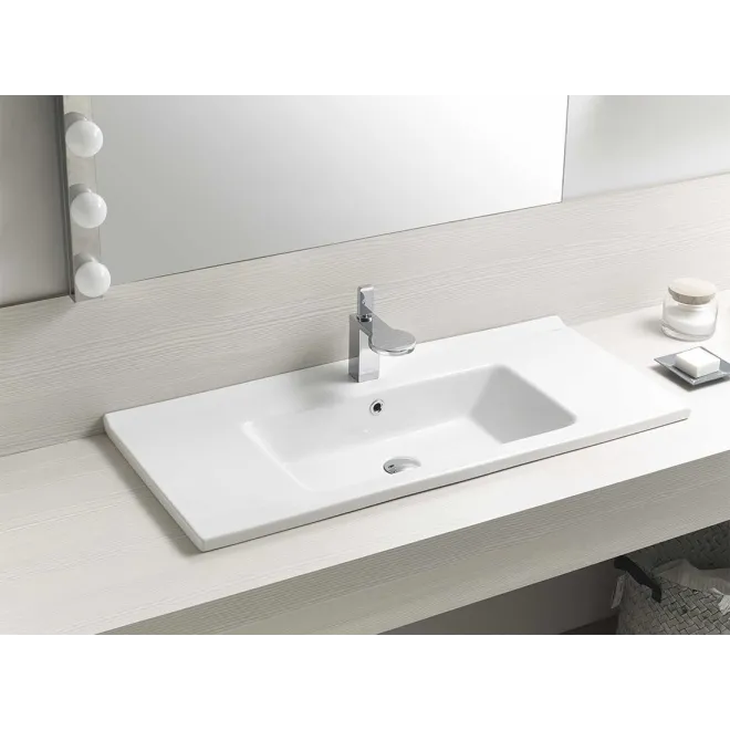 LAVABO SUSPENDIDO RIGA 100 RECTANGULAR BATHCO