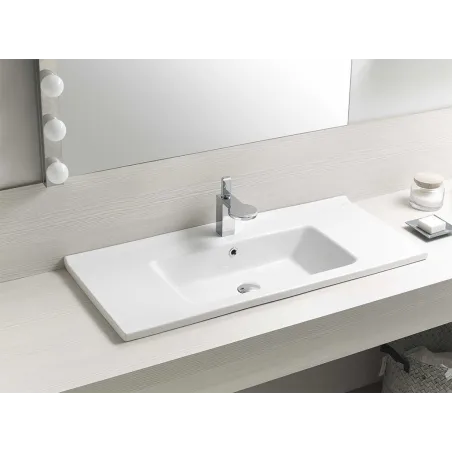 LAVABO SUSPENDIDO RIGA 100 RECTANGULAR BATHCO