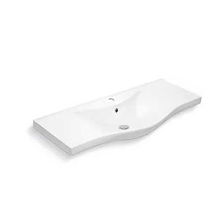 LAVABO SUSPENDIDO HELSINKI 100 RECTANGULAR BATHCO FONDO BLANCO