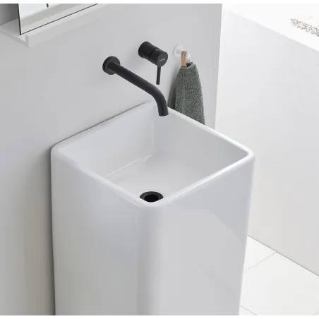 LAVABO PIE ARENAS CUADRADO BATHCO