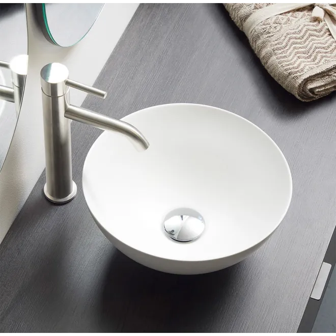 LAVABO SOBRE ENCIMERA DAKAR BLANCO MATE BATHCO