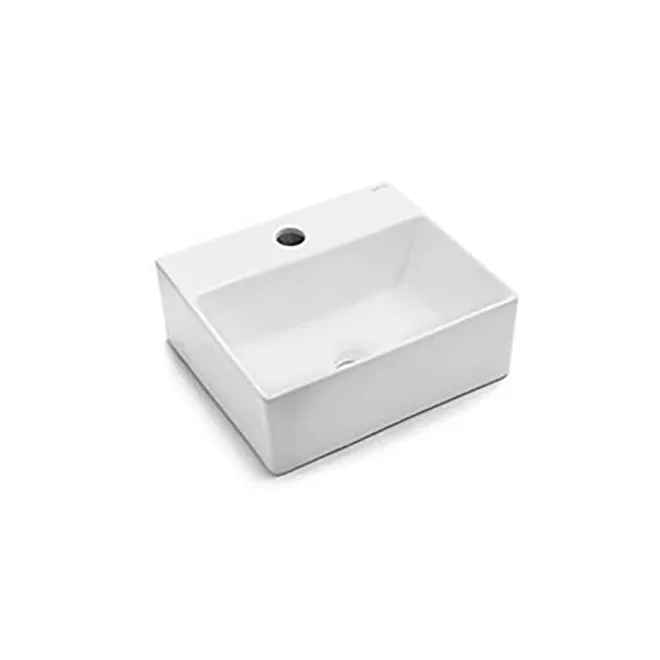 LAVABO SUSPENDIDO NEW BERGAMO RECTANGULAR BATHCO FONDO BLANCO