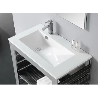 ENCIMERA LAVABO TECNO 80 RESINA BATHCO