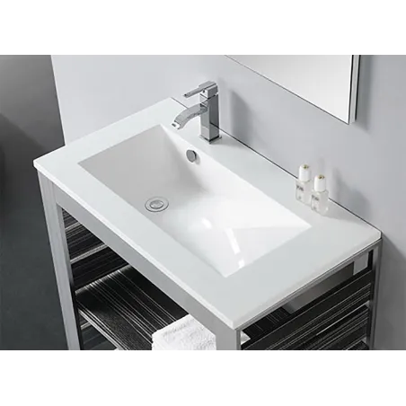 ENCIMERA LAVABO TECNO 80 RESINA BATHCO