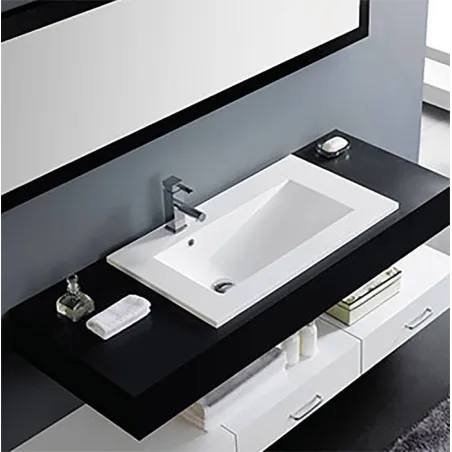 ENCIMERA LAVABO TECNO 80 RESINA BATHCO