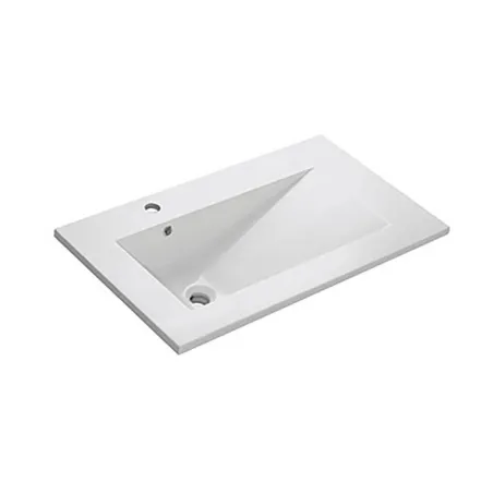 ENCIMERA LAVABO TECNO 80 RESINA BATHCO FONDO BLANCO