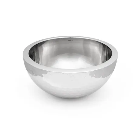 LAVABO ACERO BEJES BATHCO FONDO BLANCO