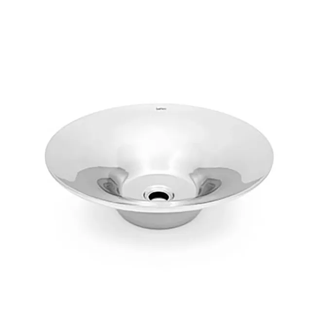 LAVABO SOBRE ENCIMERA BULNES ACERO - FONDO BLANCO