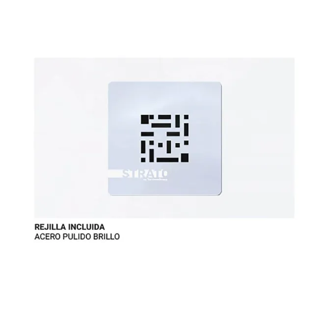 REJILLA PLATO DE DUCHA RESINA X F LISO STRATO