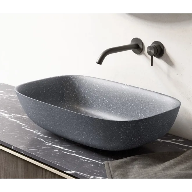 LAVABO COMPOSITE TUCUMAN GRIS OSCURO BATHCO