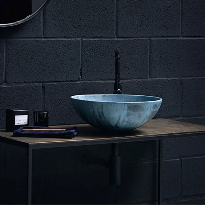 LAVABO SOBRE ENCIMERA NEW LYS OXIDO REDONDO BATHCO