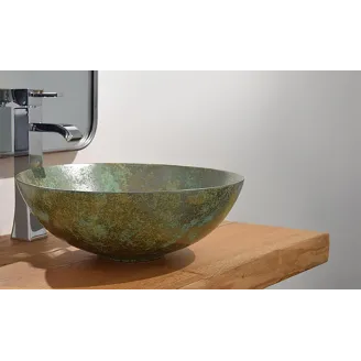 LAVABO SOBRE ENCIMERA NEW LYS OPALO REDONDO BATHCO