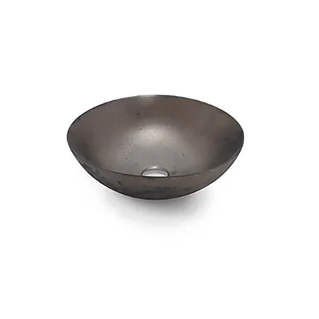 LAVABO SOBRE ENCIMERA NEW LYS ORO NEGRO REDONDO BATHCO