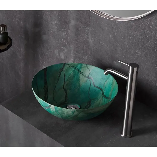 LAVABO SOBRE ENCIMERA NEW LYS MACAEL REDONDO BATHCO