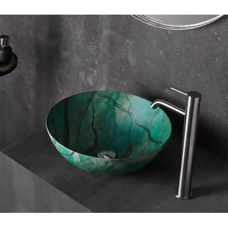 LAVABO SOBRE ENCIMERA NEW LYS MACAEL REDONDO BATHCO