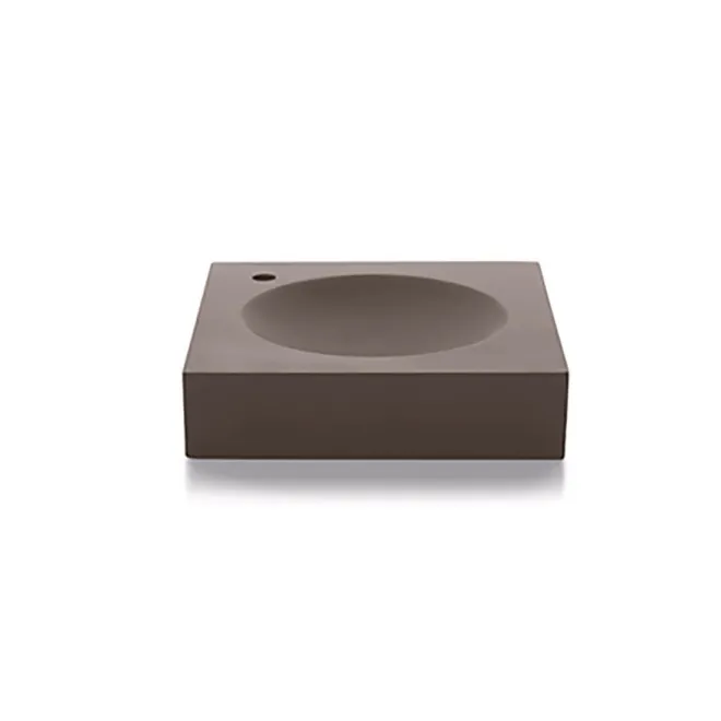 LAVABO CEMENTO PARBAYON CUADRADO BATHCO FONDO BLANCO