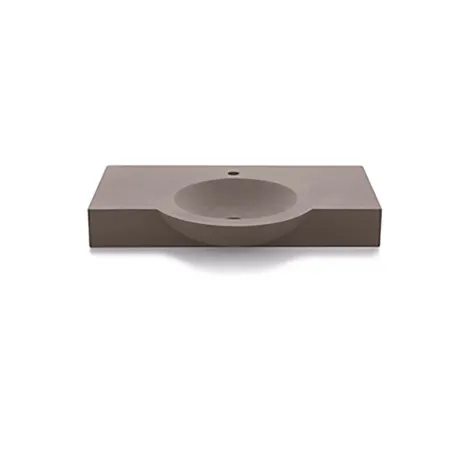 LAVABO CEMENTO CAMARGO RECTANGULAR BATHCO FONDO BLANCO