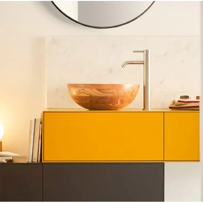 LAVABO MADERA CALCUTA REDONDO BATHCO