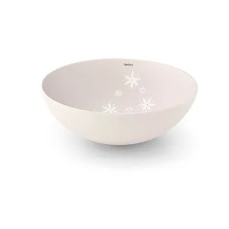 LAVABO SOBRE ENCIMERA LOOSE SWAROVSKI BATHCO FONDO BLANCO