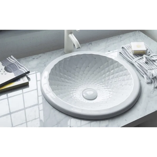 LAVABO ENCASTRE RHOMBUS SWAROVSKI BATHCO