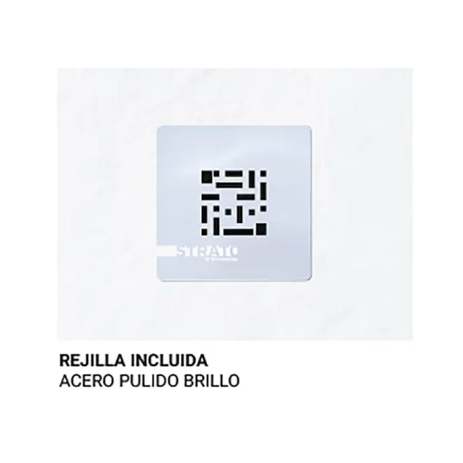 REJILLA PLATO DE DUCHA RESINA BORDER STRATO