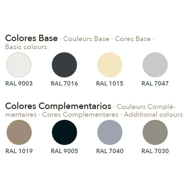 OPCIONES COLORES PLATO DE DUCHA RESINA GOTHAM A MEDIDA PROFILTEK