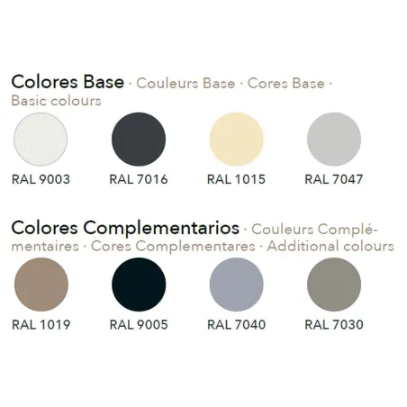 OPCIONES COLORES PLATO DE DUCHA RESINA ISLA A MEDIDA PROFILTEK