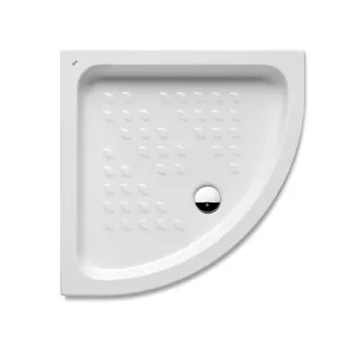 PLATO DE DUCHA PORCELANA ITALIA SEMICIRCULAR ROCA