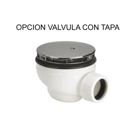 OPCION VALVULA PLATO DE DUCHA PORCELANA MALTA SEMICIRCULAR ROCA
