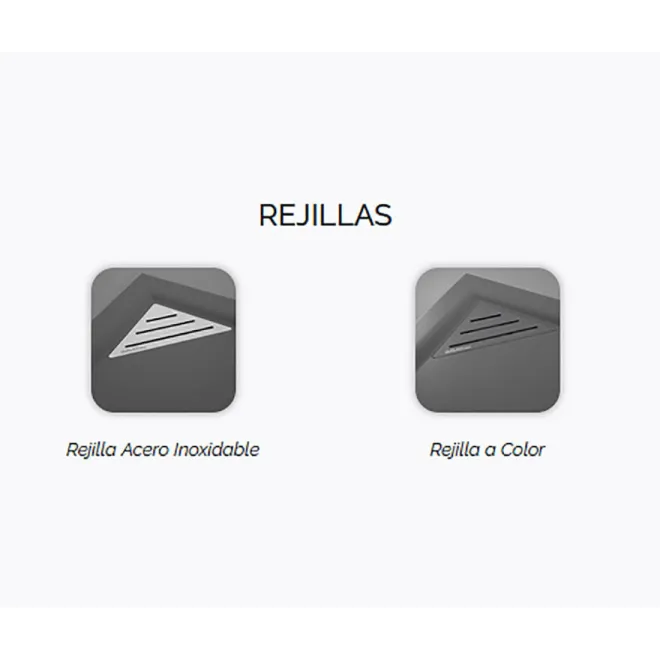 REJILLA PLATO DE DUCHA RESINA MORAIRA A MEDIDA BAALNEO