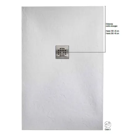PLATO DE DUCHA SOLID SURFACE HENDAYA BAALNEO CON COTAS