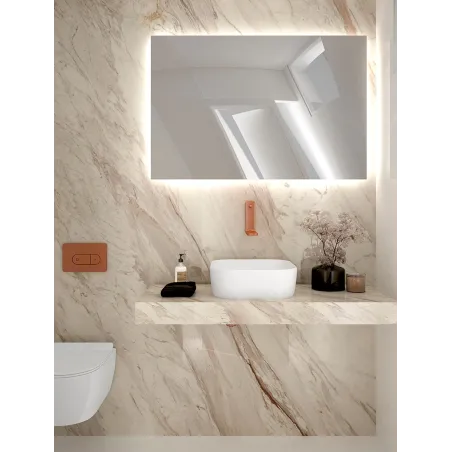 ESPEJO DE BAÑO CON LUZ LED PINE RECTANGULAR BATHDECOR AMBIENTE