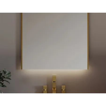 DETALLE ESPEJO DE BAÑO CON LUZ LED GINGER A MEDIDA BATHDECOR