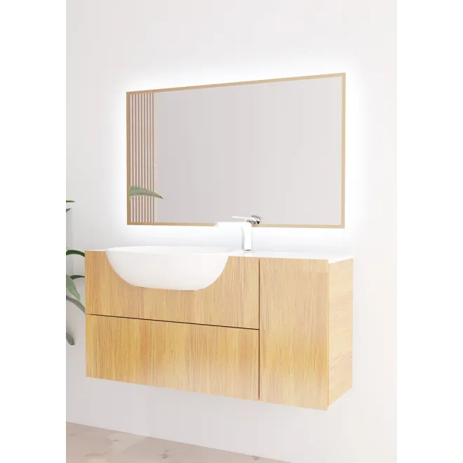 AMBIENTE ESPEJO DE BAÑO CON LUZ LED A MEDIDA SIMBA BATHDECOR