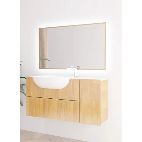 AMBIENTE ESPEJO DE BAÑO CON LUZ LED A MEDIDA SIMBA BATHDECOR