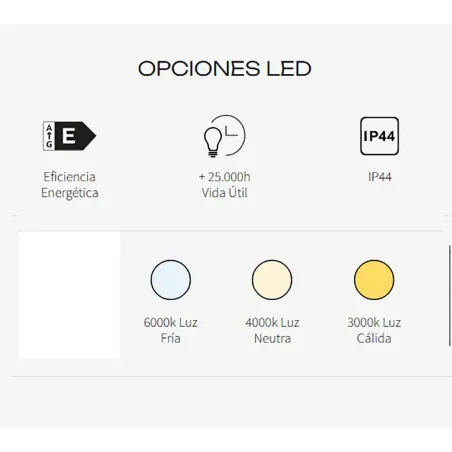 OPCIONES LED ESPEJO DE BAÑO CON LUZ LED A MEDIDA SIMBA BATHDECOR