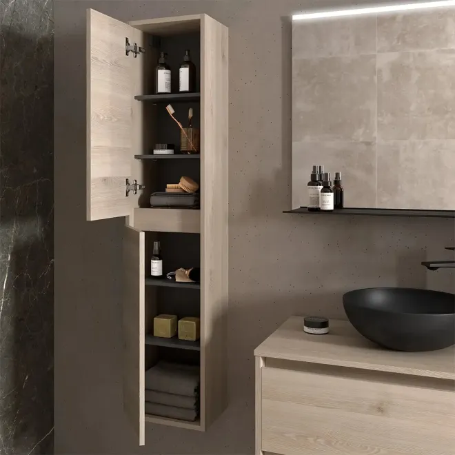 AMBIENTE COLUMNA DE BAÑO SUSPENDIDA 140 NOJA 2 PUERTAS SALGAR