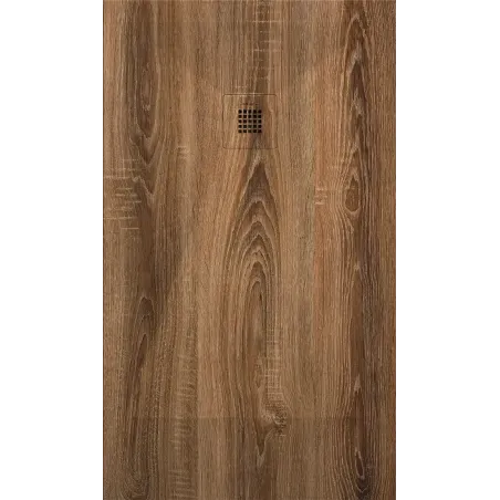 PLATO DE DUCHA RESINA 3D DECORADO MADERA A MEDIDA BAALNEO