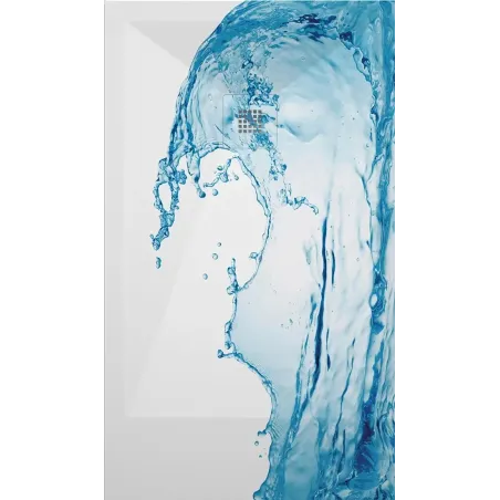 PLATO DE DUCHA RESINA 3D DECORADO AGUA A MEDIDA BAALNEO