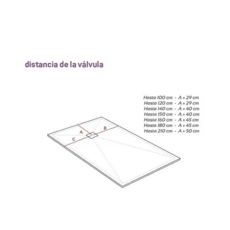 PLANO PLATO DE DUCHA RESINA 3D DECORADO DISEÑO COLORES A MEDIDA BAALNEO