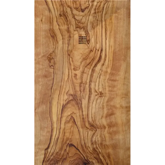 PLATO DE DUCHA RESINA 3D DECORADO MADERA RUSTICA A MEDIDA BAALNEO
