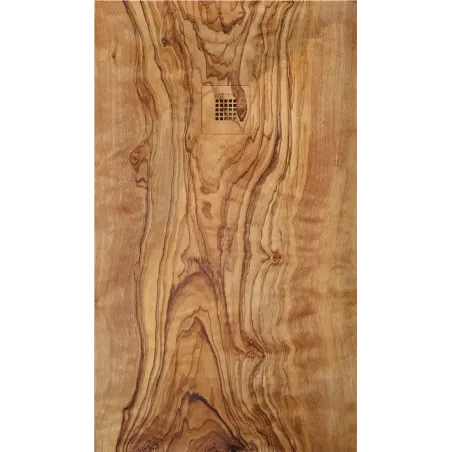 PLATO DE DUCHA RESINA 3D DECORADO MADERA RUSTICA A MEDIDA BAALNEO