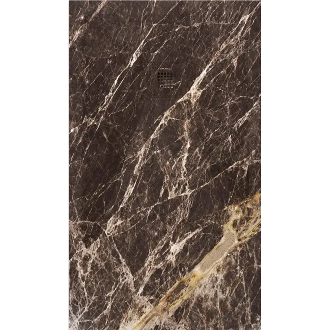PLATO DE DUCHA RESINA 3D DECORADO MARMOL A MEDIDA BAALNEO