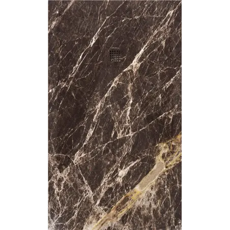 PLATO DE DUCHA RESINA 3D DECORADO MARMOL A MEDIDA BAALNEO