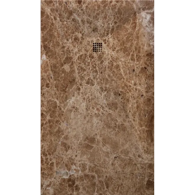 PLATO DE DUCHA RESINA 3D DECORADO MARMOL A MEDIDA BAALNEO