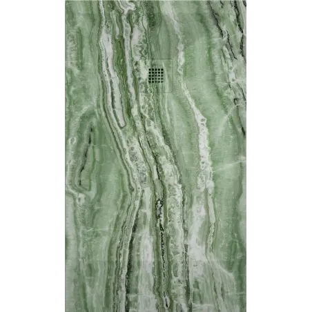 PLATO DE DUCHA RESINA 3D DECORADO MARMOL TRAVERTINO A MEDIDA BAALNEO