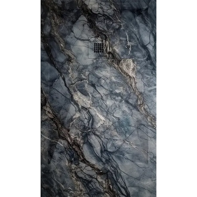 PLATO DE DUCHA RESINA 3D DECORADO MARMOLEADOS A MEDIDA BAALNEO