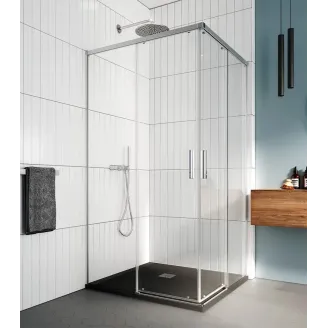 MAMPARA DUCHA ANGULAR CORREDERA SALMA SA-320 PROFILTEK