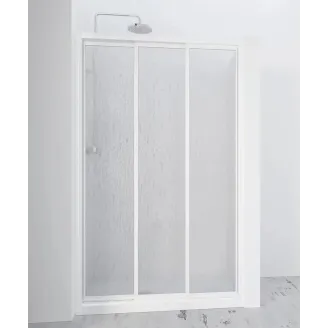 MAMPARA DUCHA FRONTAL CORREDERA DEMI ACRILICO PROFILTEK