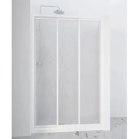 MAMPARA DUCHA FRONTAL CORREDERA DEMI ACRILICO PROFILTEK
